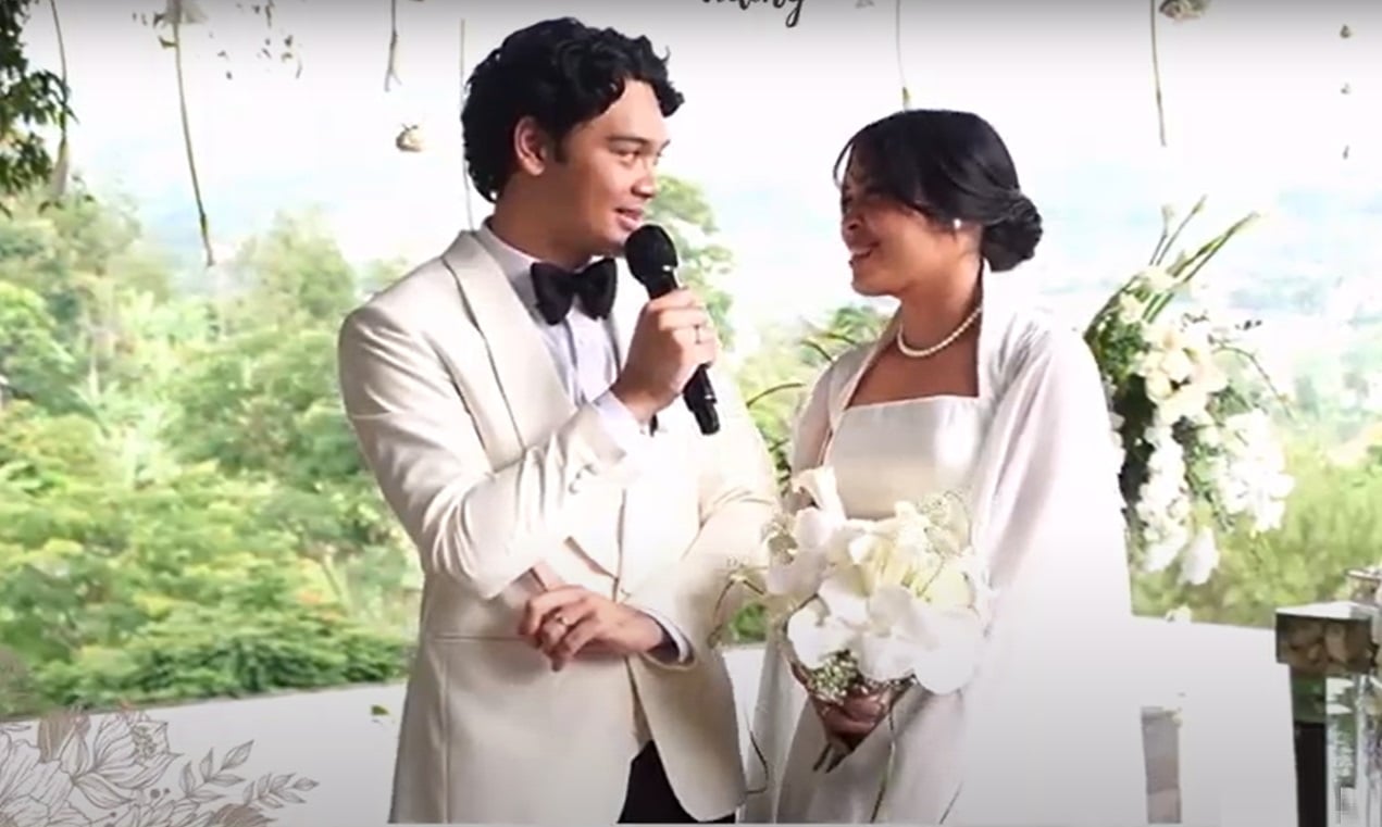 So Sweet! Begini Janji Suci Gregoria Mariska dan Mikha Angelo dalam Pernikahan Mereka