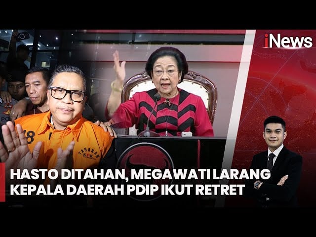 Megawati Instruksikan Kepala Daerah PDIP Tunda Perjalanan ke Magelang Usai Penahanan Hasto