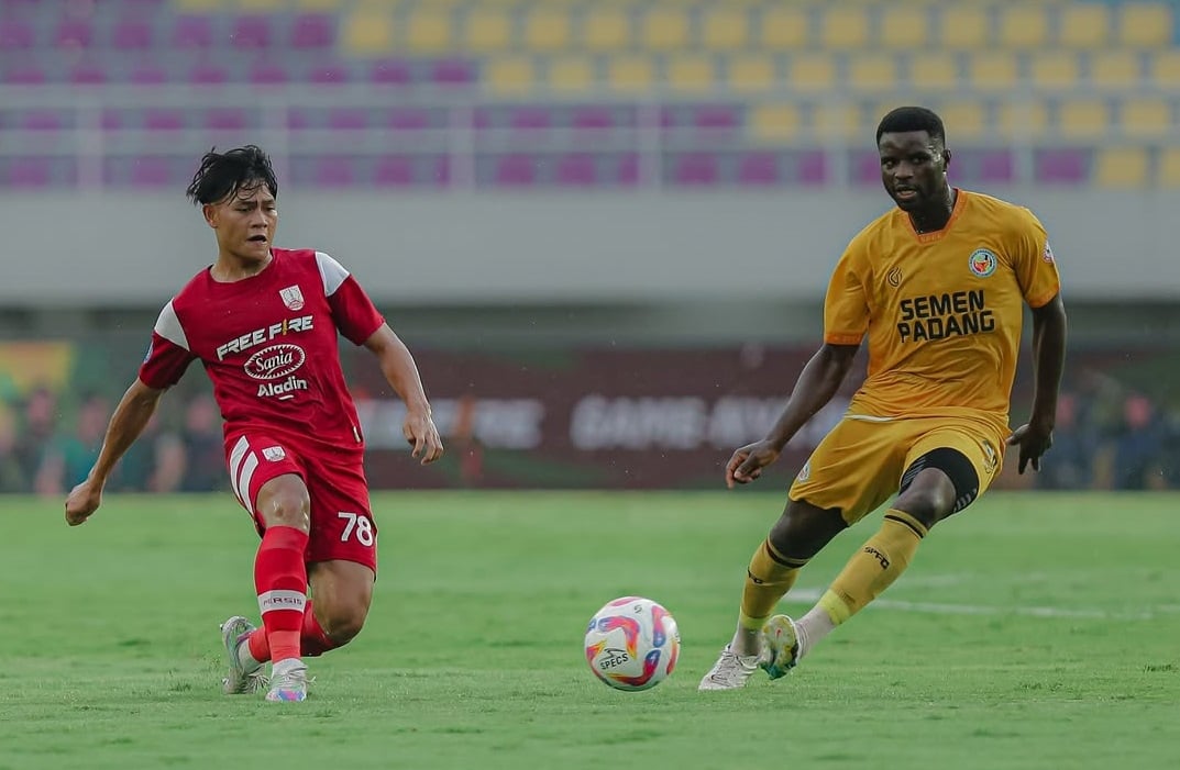 Hasil Liga 1: Diwarnai Kartu Merah, Persis Solo vs Semen Padang Berakhir Sama Kuat