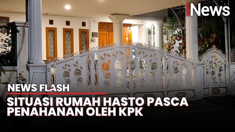 Suasana Rumah Hasto usai Ditahan KPK, Sepi Tanpa Aktivitas