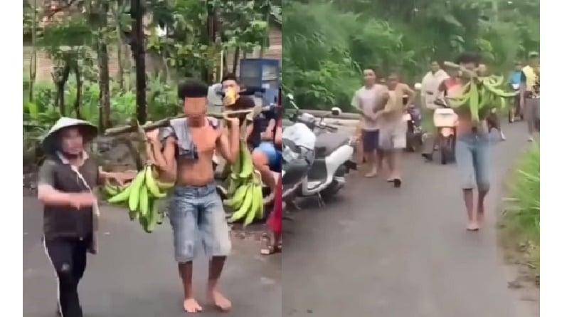 Viral Remaja di Pati Diarak gegara Curi Pisang, Ternyata Anak Yatim demi Hidupi Adik