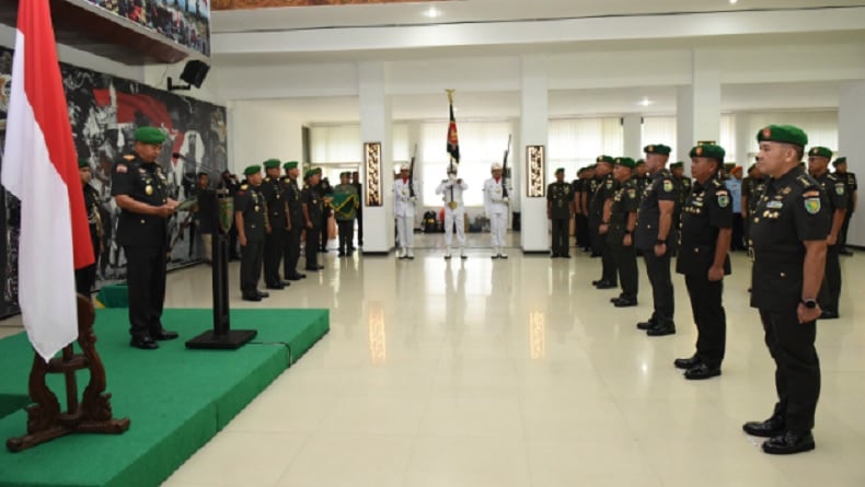 10 Pejabat Kodam Cenderawasih Berganti, Mayjen TNI Rudi Puruwito: Selamat Bertugas