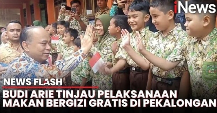 Menkop Budi Arie Tinjau Uji Coba Program MBG di Yayasan Ma'had Islam Pekalongan