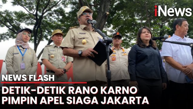 Rano Karno Pimpin Apel Siaga Jakarta, 17 Sungai dan Kanal Dikeruk Serentak 