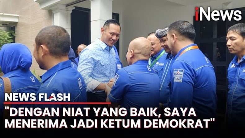 AHY Diminta Jadi Ketum Demokrat Lagi: Dengan Niat Baik Saya Terima