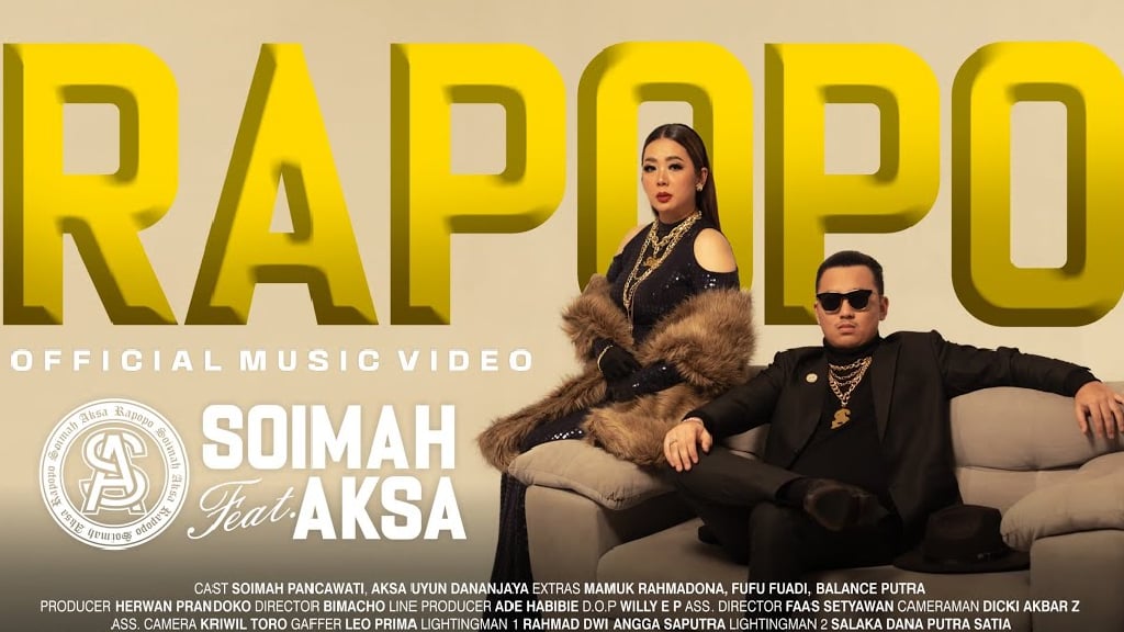  Lirik Lagu Rapopo - Soimah ft AKSA 789: Rapopo Ra Mbok Anggep, Delok Wae Liyo Dino Aku Yakin Isoh