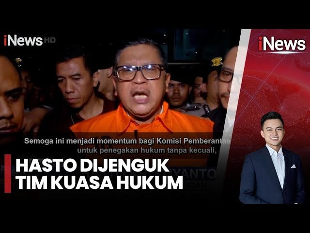 Datangi Rutan, Tim Kuasa Hukum Besuk Hasto Kristiyanto