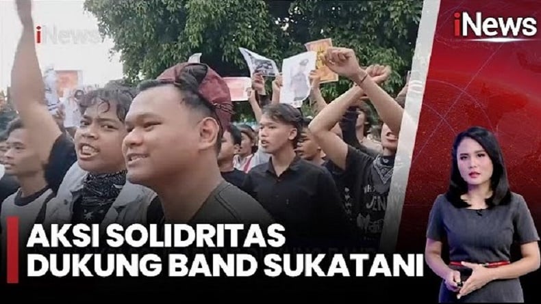 Lagu Bayar Bayar Bayar Menggema saat Aksi Solidaritas Dukung Band Sukatani