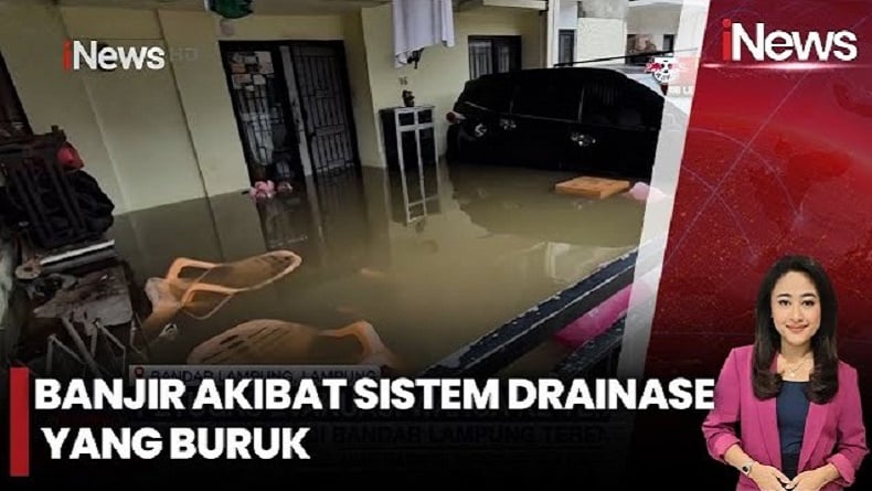 Banjir Rendam 20 Kecamatan di Bandar Lampung, Ketinggian Air Capai 2 Meter