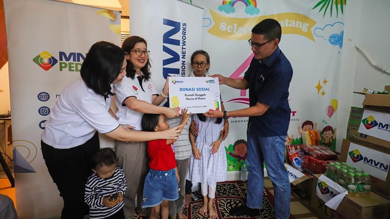 MNC Vision Networks dan MNC Peduli Salurkan Donasi untuk Rumah Singgah House of Heart