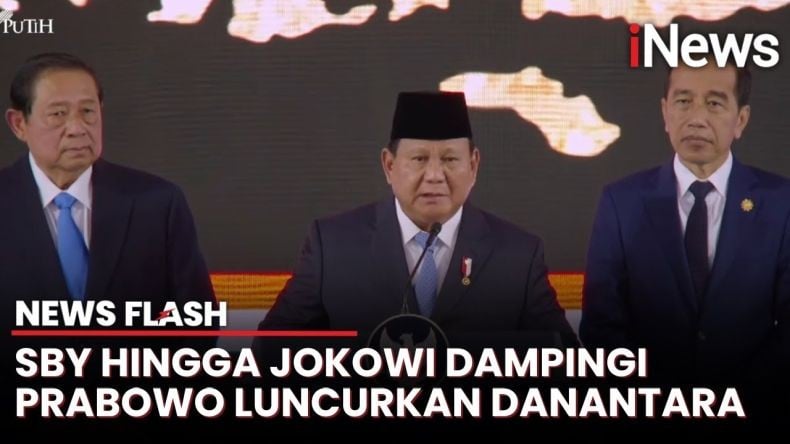 Didampingi Jokowi dan SBY, Prabowo Resmi Luncurkan Danantara