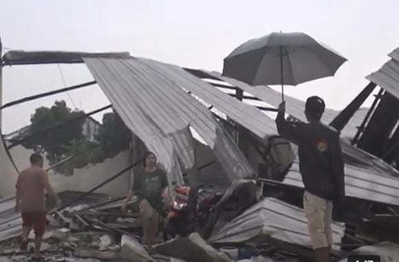 Puluhan Rumah di Klaten Rusak Diterjang Hujan Badai, Pabrik Arang Roboh