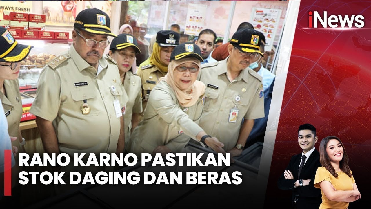 Rano Karno Jamin Stok Daging dan Beras di Jakarta jelang Ramadan hingga Idul Fitri