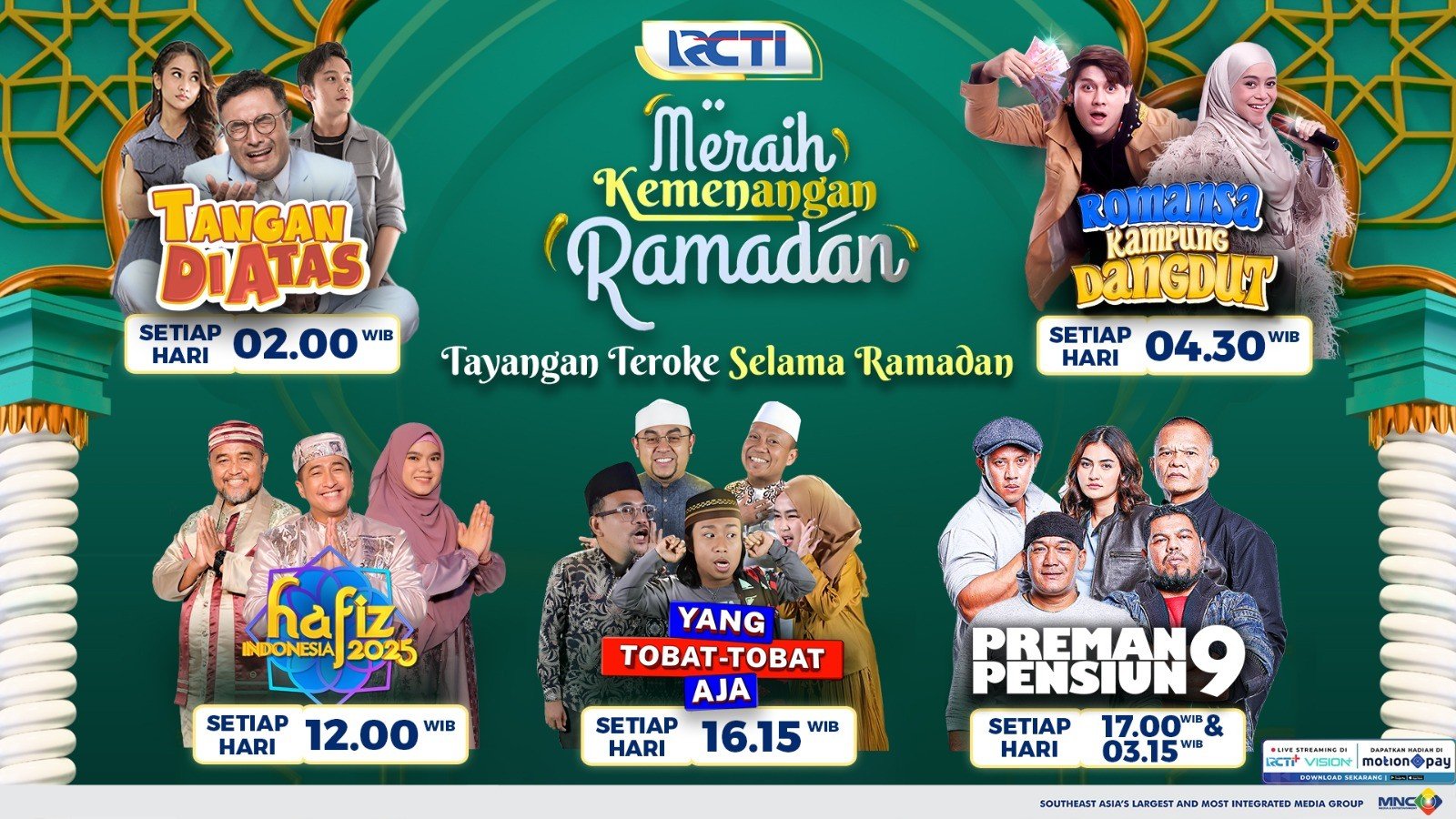 Program Spesial Ramadhan: RCTI Siap Temani Pemirsa dari Sahur hingga Berbuka