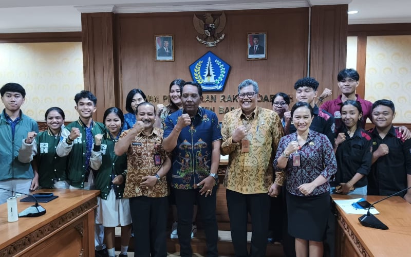 Ketua DPRD Badung Sambut Kunjungan Duta Genre dan Duta Anak