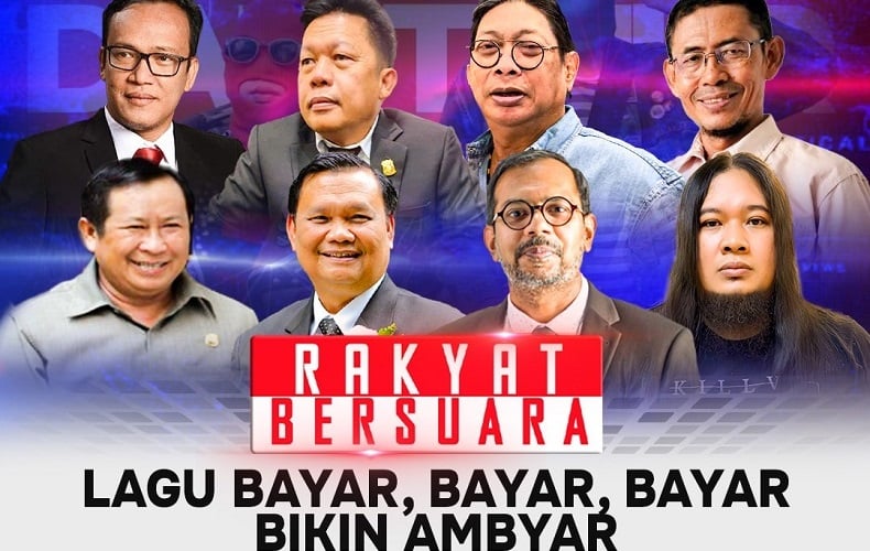 Saksikan Rakyat Bersuara Malam Ini: Lagu Bayar, Bayar, Bayar Bikin Ambyar