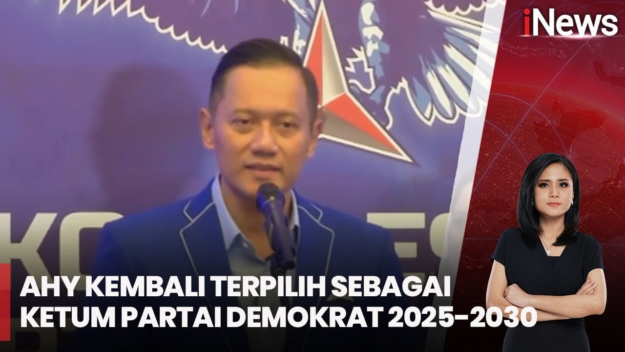 AHY Kembali Terpilih sebagai Ketua Umum Partai Demokrat Secara Aklamasi