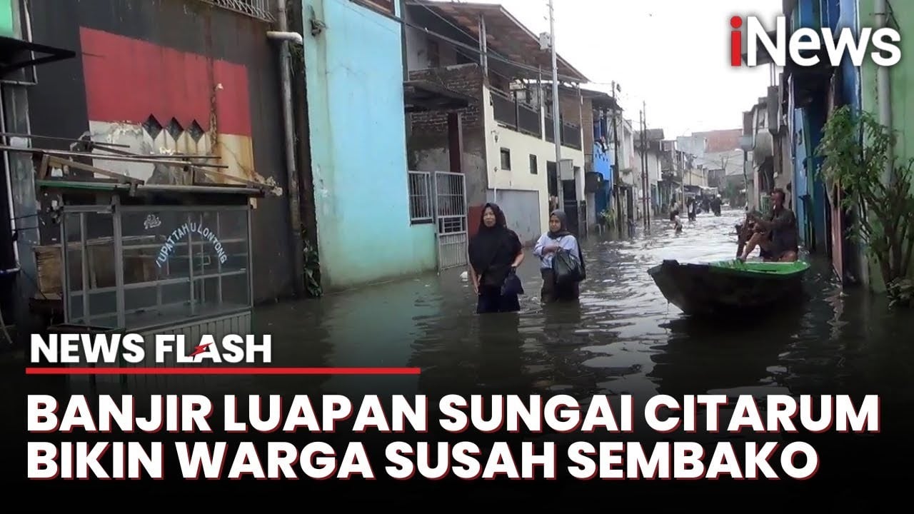 Ribuan Rumah di Dayeuhkolot Bandung Banjir, Warga Menjerit Sulit Dapat Sembako