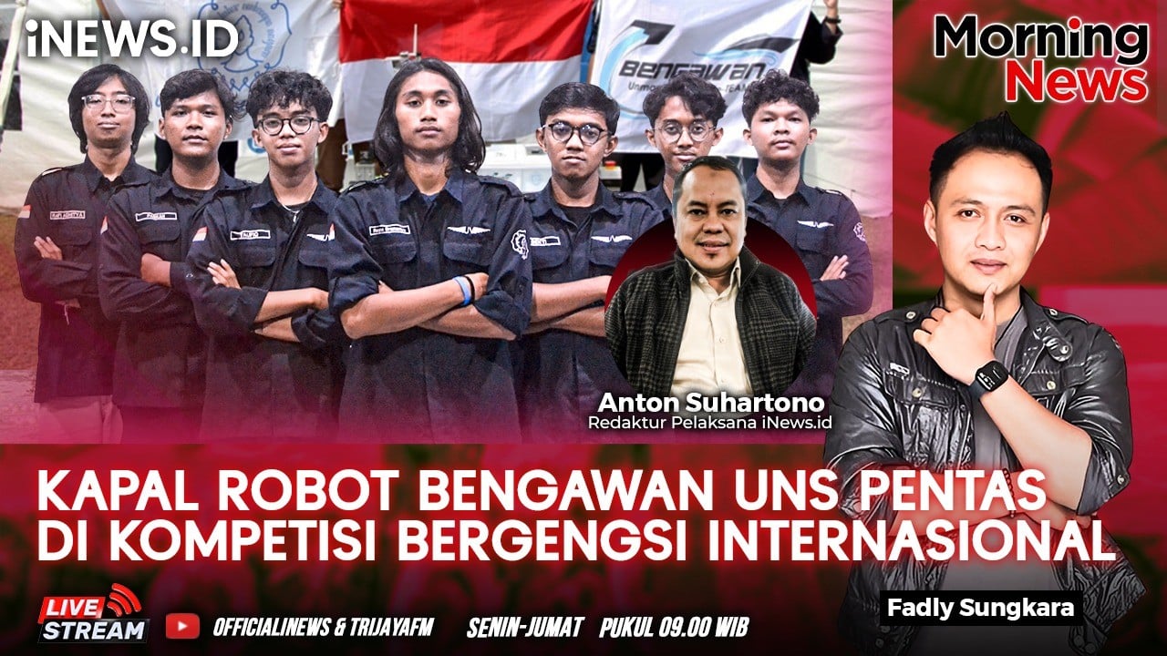 Morning News: Tim Roboboat Bengawan UV UNS Berlaga di Kontes Robot Internasional