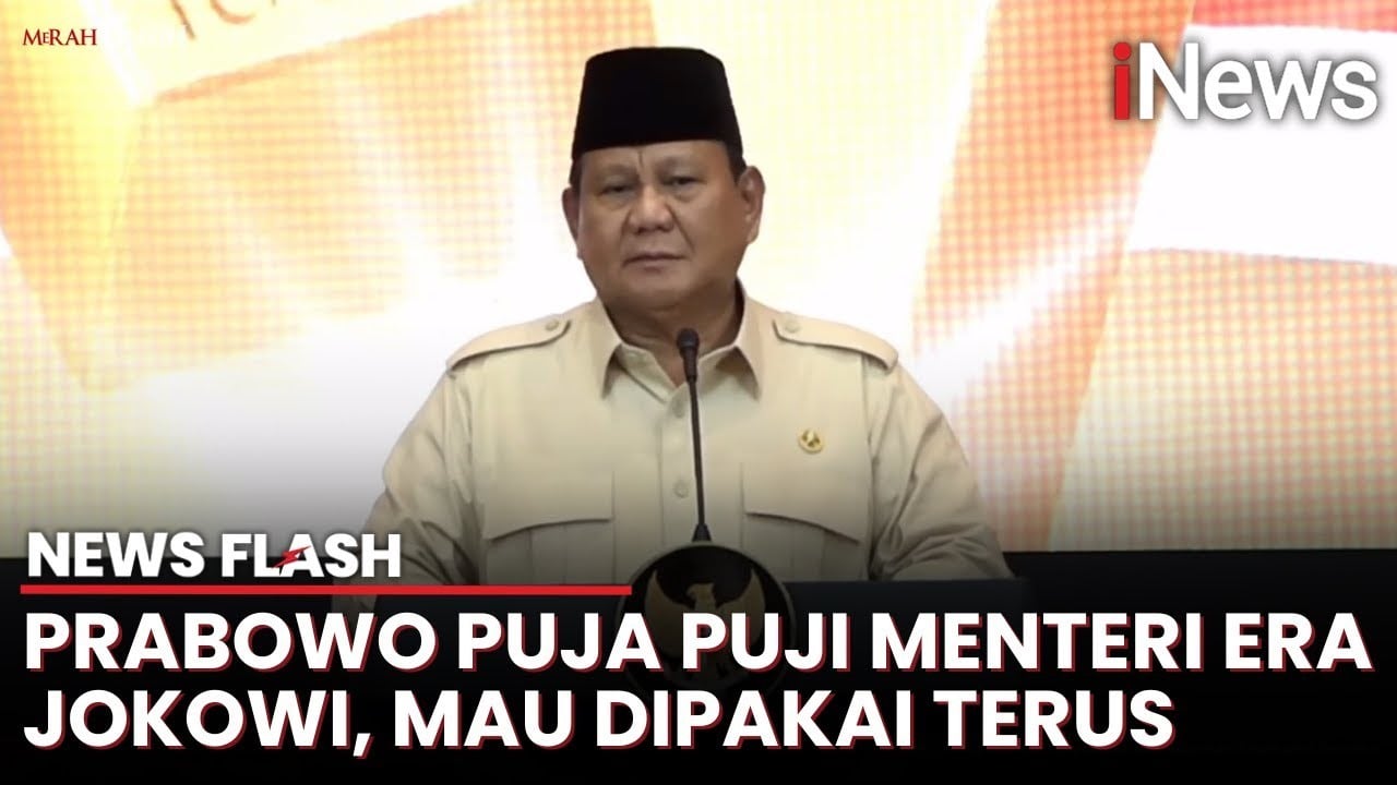 Prabowo: Banyak Menteri Jokowi Saya Pakai, Tapi Kalau Enggak Kuat Boleh Mundur