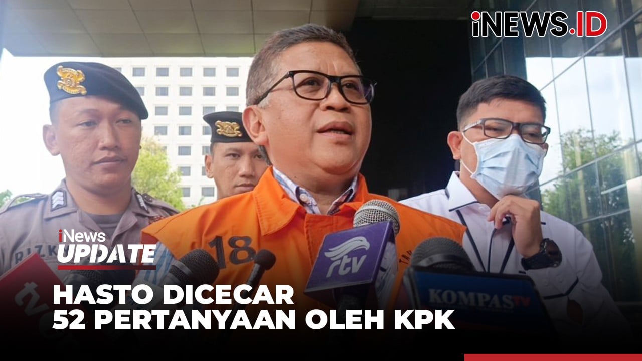 Diperiksa KPK sebagai Saksi, Hasto Dicecar 52 Pertanyaan Soal Donny Tri Istiqomah