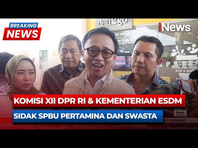 Komisi XII DPR RI Sidak SPBU Pertamina dan Shell di Tengah Isu Pertamax Oplosan