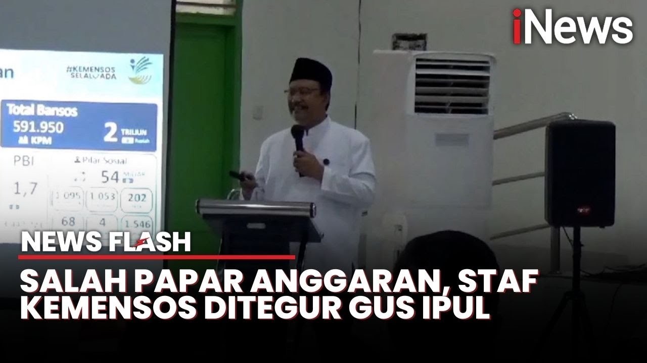 Kunker di Palembang, Mensos Gus Ipul Tegur Staf akibat Salah Data