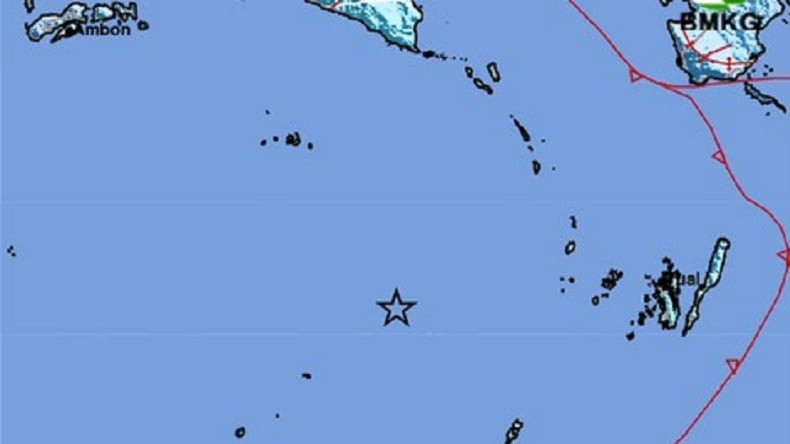 Gempa Terkini Magnitudo 6,0 Guncang Banda Maluku, Terasa hingga Sorong