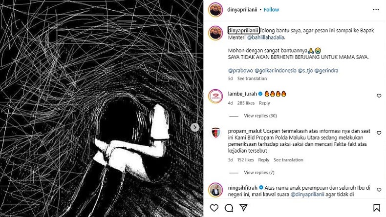 Viral Anak Wakapolres Taliabu Bongkar Dugaan Perselingkuhan Ayah dengan Anggota DPRD Malut