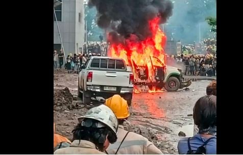 Demo Karyawan PT IMIP di Morowali Ricuh, Massa Bakar Mobil dan Rusak Fasilitas