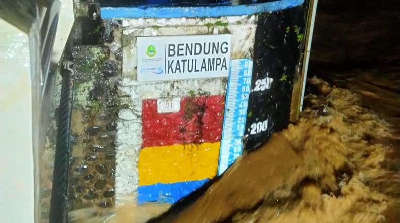 Bendung Katulampa Siaga 2, Air Kiriman Bogor Diprediksi Tiba di Jakarta Pagi Ini