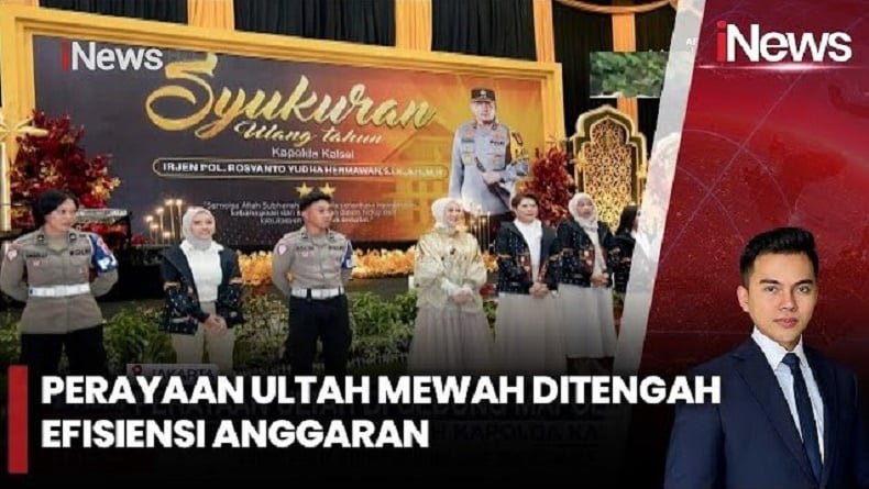 Viral! Perayaan Ulang Tahun Kapolda Kalsel di Tengah Efisiensi Anggaran