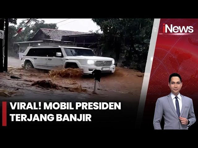 Heboh Mobil Presiden Terobos Banjir di Bogor