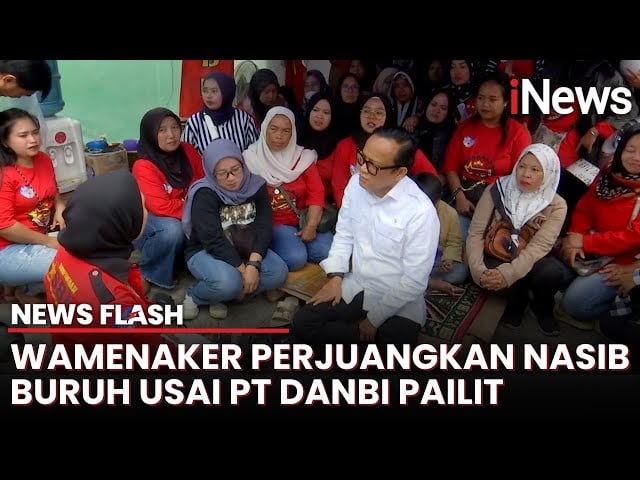 Tak Ada Pengumuman PHK, Ribuan Buruh PT Danbi Tuntut Keadilan saat Wamenaker Sidak ke Pabrik