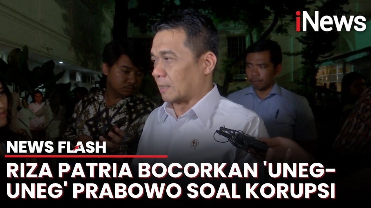 Prabowo Kumpulkan Kabinetnya, Riza Patria Bocorkan 'Uneg-uneg' Presiden soal Korupsi