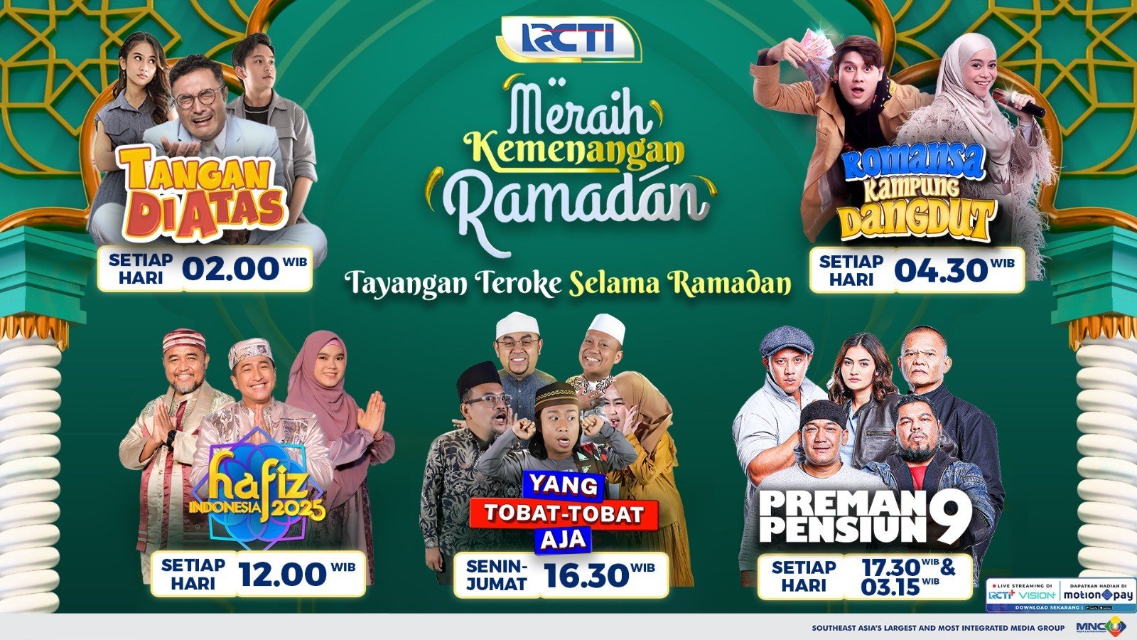 Beragam Program Spesial RCTI Temani Pemirsa Selama Ramadhan dari Sahur hingga Berbuka