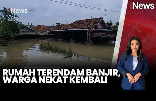 Rumah di Telukjambe Karawang Roboh Diterjang Banjir, Warga Minta Direlokasi