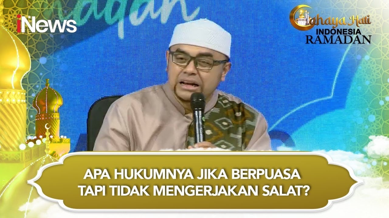 Bagaimana Puasa tapi Tidak Sholat dan Menutup Aurat? Begini Penjelasan Ustadz Taufiqurrahman