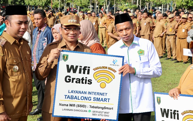 Tingkatkan Kualitas SDM, Pemkab Tabalong Terapkan Program 1 Desa 1 Wifi