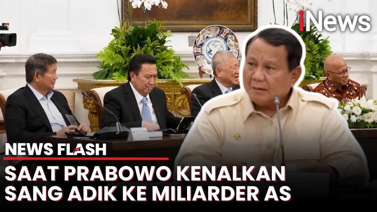 Kenalkan Konglomerat RI ke Miliarder AS Ray Dalio, Prabowo: Pak Hashim, Adik Saya