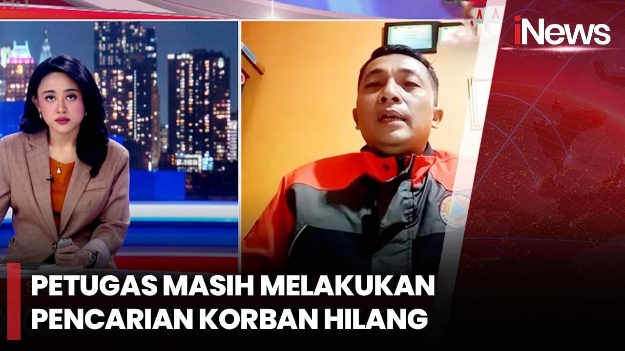 Tim SAR Gabungan Masih Mencari 1 Keluarga Hilang Tertimbun Longsor di Sukabumi