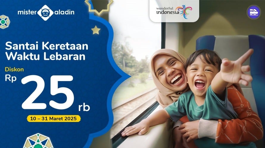 Liburan Hemat dengan Kereta! Diskon Rp25.000 Bikin Perjalanan Makin Nyaman