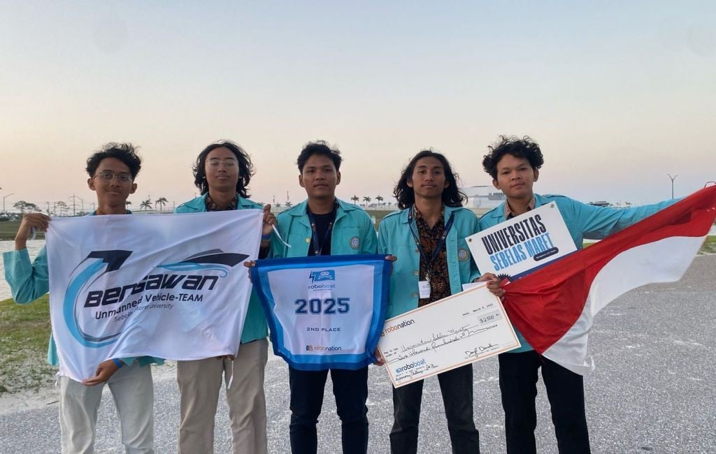 Raih Juara 2, Ini Profil Tim Bengawan UV UNS di Kompetisi Robot Kapal Internasional IRC 2025 Florida