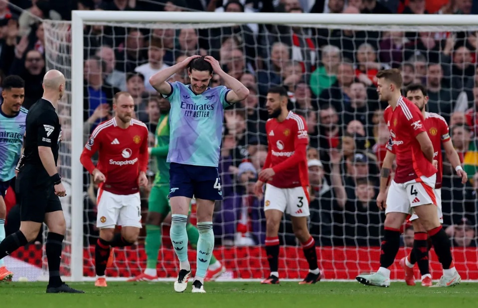 Hasil Lengkap Liga Inggris: Manchester United vs Arsenal Imbang, The Gunners Makin Sulit Kejar Liverpool