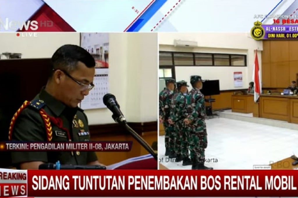 2 Terdakwa Penembakan Bos Rental Dituntut Penjara Seumur Hidup!