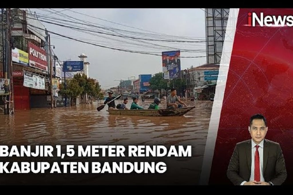 1.800 Rumah Warga Bandung Terendam Banjir, Ketinggian Air Capai 1,5 Meter