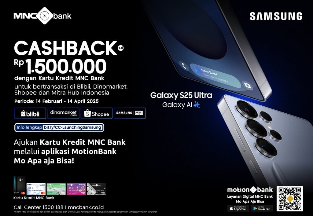 Pasti Cuan! Yuk Miliki Samsung Galaxy S25 dengan Kartu Kredit MNC Bank  