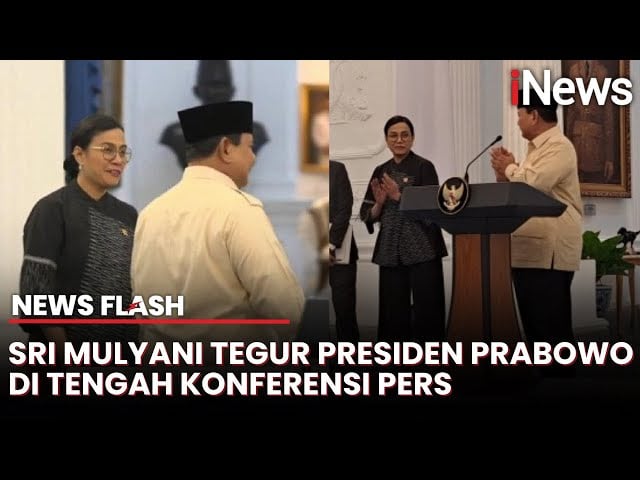 Presiden Prabowo Hampir Lupa Umumkan Tunjangan Kinerja 100%, Sri Mulyani Langsung Ingatkan