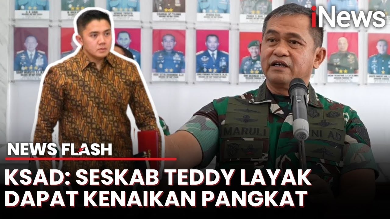 Seskab Teddy Naik Pangkat Jadi Letkol, KSAD Maruli: Saya Rasa Tidak Perlu Diperdebatkan