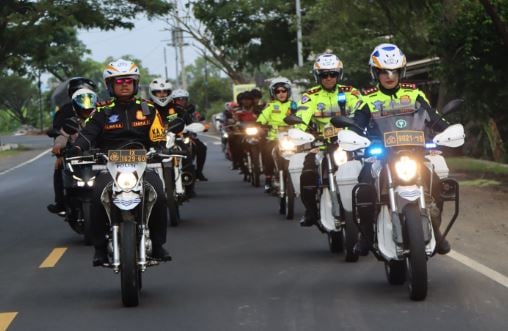 Cegah Balap Liar jelang Buka Puasa, Kapolres Semarang Patroli Jalan Protokol